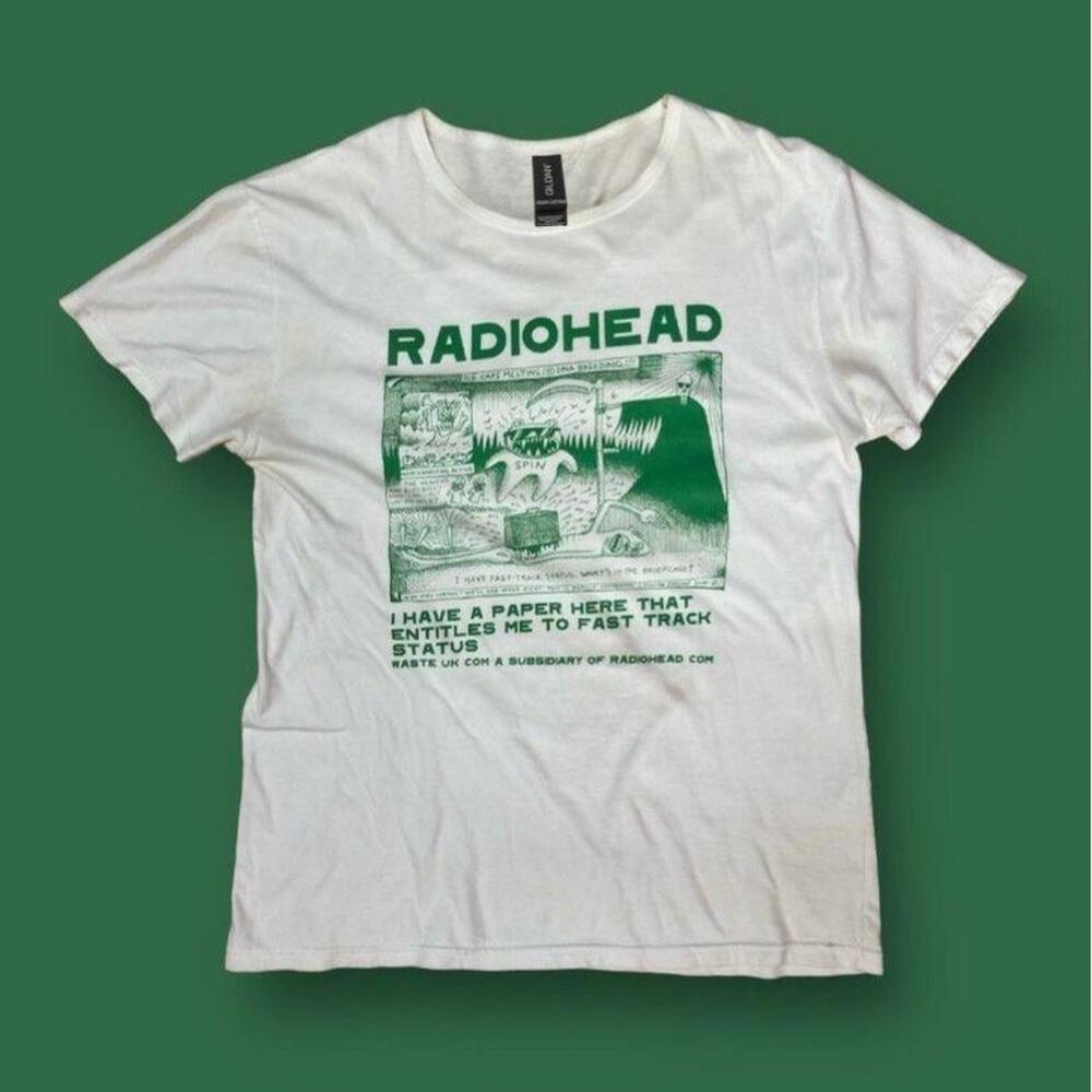 Radiohead I Have A Paper Here White Tee